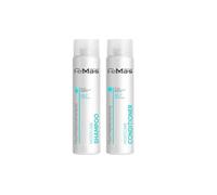 Femmas Champú Moistcare de 300 ml y acondicionador de 300 ml, enriquecido con aceite de argán, arginina nutritiva y minerales valiosos, aporta volumen al cabello