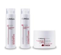 FemMas Color Care Intensiv - Set de cuidado intensivo para el cabello, champú, acondicionador y mascarilla intensiva para cabello rubio, protección del color para cabellos teñidos y teñidos con