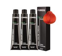 FemMas Coloración Capilar Pure & Mix 3x Cobre I Crema Colorante con Aceite de Argan, Keratina y Ceramidas I Como tinte permanente o tonalizante para resultados de color brillantes y duraderos I 100 ml