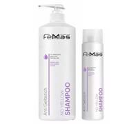 Femmas No Yellow - Champú antiamarillamiento 1L + 300 ml gratis | Para un rubio claro y acariciado | Champú para el cuidado del cabello antiamarillento
