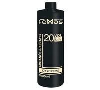 FemMas Oxycreme 1000 ml (6%), oxidante profesional para teñir el cabello, fácil aplicación y adherencia óptima, para un desarrollo perfecto y uniforme del color