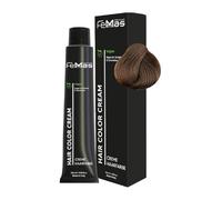 FemMas Tinte de pelo rubio oscuro intenso 6.0 I Crema profesional tinte para el cabello con aceite de argán, queratina y ceramidas I Como coloración permanente o tinte para obtener resultados de color