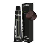 FemMas Tinte para el cabello marrón medio chocolate intenso 4,99 I crema tinte para el cabello con aceite de argán, queratina y ceramidas, coloración permanente del cabello o tinte para resultados de