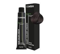 FemMas tinte para el cabello Marrón oscuro Intensivo 3.0 I Crema colorante con aceite de argán, queratina y ceramidas I Coloración permanente o tinte I Resultados brillantes I 100 ml
