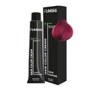 FemMas Tinte para el cabello Pure&Mix Rojo Violeta I Crema colorante con aceite de argán, queratina y ceramidas I Como tinte permanente o tinte para el cabello para resultados de color brillantes y