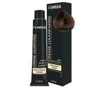 FemMas Tinte para el cabello rubio claro intenso 8.0 I Crema profesional tinte para el cabello con aceite de argán, queratina y ceramidas I Como coloración permanente del cabello o tinte para obtener