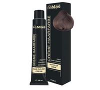 FemMas Tinte para el cabello rubio medio, castaño fresco, 7,91, crema profesional con aceite de argán, queratina y ceramidas, coloración permanente del cabello o tinte para resultados de color