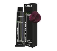 FemMas Tinte para el cabello rubio medio púrpura intenso 7.22 I Crema colorante para el cabello con aceite de argán, queratina y ceramidas I Coloración capilar permanente o tinte para un resultado de