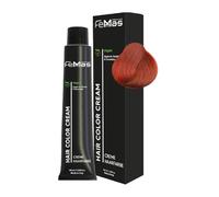 FemMas Tinte para el cabello rubio oscuro cobre intenso 6,44 I crema tinte de pelo con aceite de argán, queratina y ceramidas I Como coloración permanente del cabello o tinte para obtener resultados