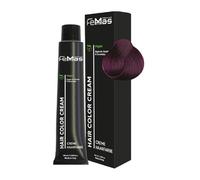 FemMas Tinte para el cabello rubio oscuro, violeta, intenso 6,22, crema profesional con aceite de argán, queratina y ceramidas, coloración permanente del cabello o tinte para resultados de color