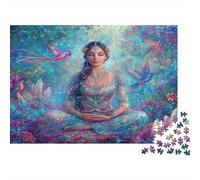 Femme en méditation 38x26cm/1000pcs Puzzles Adaptés Aux Adultes Et Aux Personnes Âgées De 14 ANS Et Plus