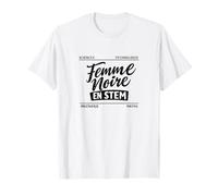 Femme Noire En Stem Femmes Francais Scientifique Camiseta