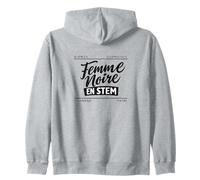 Femme Noire En Stem Femmes Francais Scientifique Sudadera con Capucha