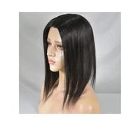 Femmes Cheveux - Topper para cabello de 14 pulgadas para mujeres, cabello humano real, clips de pelo, piezas de cabello para mujer, sin flequillo, base superior, encaje mono, 4 x 6 pulgadas