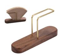 FEMONGY soporte para bolsa de filtro, soporte para filtro de café para almacenamiento, papel de filtro de café - Portafiltro de café para almacenamiento 7x14x3,5 cm (A - nuez)