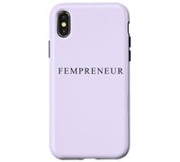 Fempreneur - Women Boss & Female Business Entrepreneur Girls Carcasa para iPhone X/XS