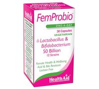 FemProbio Vegicaps 30 cápsulas - prebiótico + 50 mil millones de UFC - salud vaginal, digestiva, urinaria e inmunidad - vegano, sin gluten ni lactosa Health AID
