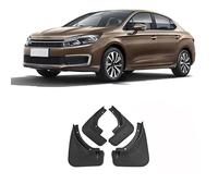 Fen&der - Guardabarros a medida para Citroën C4 C4L 2013-2017, protección para neumáticos de coche, sin perforaciones, sin cinta