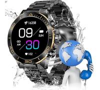 Fenamor Reloj Inteligente Hombre con Llamadas Bluetooth 1.43" Amoled Pantalla, Smartwatch Militar Hombre con Pulsómetro, SpO2, Sueño, 100+ Modos Deportivos Pulsera Actividad para iOS Android