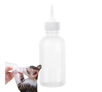 Fenayuu Biberón para Gatitos - Alimentador para Cachorros De Gatos,Botella De Alimentación Portátil 4 Oz (120 Ml) para Conejos Hámster Cachorro Viaje Camping Coche Senderismo