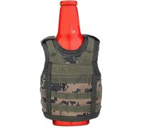 Fenayuu Botella de Chaleco táctico - Mini Chaleco de Cerveza Multiusos para Bebidas,Chaleco de Botella de Aislamiento térmico para decoración de latas o Botellas de 12 oz-16 oz