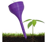 Fenayuu Embudo de riego para raíces de plantas, embudo de riego de raíces para flores, dispositivo de riego de plantas ajustable para jardín, verduras, plantas, flores