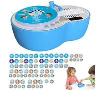 Fenayuu Fonógrafo Infantil | 84 Tarjetas Cuentos Canciones Tocadiscos | Juguetes Musicales Educativos Preescolar 3-6 Años | Regalo Niños Niñas Hogar Viaje