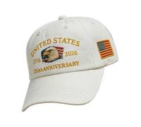 Fenayuu Gorra Del 250 Aniversario De EEUU - Gorro Conmemorativo Ajustable de la Infantería de Marina - Para Mujer,Para Cumpleaños Halloween Senderismo Navegación Camping