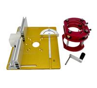 Fenayuu Manual Router Lift, Router Tischlift,Aluminiumierungs -Router -Hebesystem Kit - Anti-Rust-Hebesystem Base Clear Skala Holzbearbeitungswerkzeuge Gravurwerkzeuge für Holzbearbeitung und