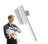 Fenayuu Peine Para Reducir El Pelo Suelto De Gato, Peine De Metal Para Eliminar Nudos De Gatos, Herramienta De Eliminacion De Pelo Suelto Cepillo Mascotas Para Hogar Baño Viajes Exteriores