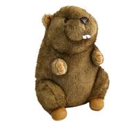 Fenayuu Un juguete de peluche de marmota, agradable para la piel, figura de almohada acogedora muñeca - de la soledad