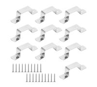 Fence Panel Clamps, Fence Post Clips, Hardware Repair Tool, Sturdy Build Quality, Secure Fastening Support, Outdoor Use for Concrete Wood Enclosure Pergola, 3.15 Inches
