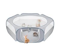 Fence plegable para animales domésticos - Plopen de conejo con cubierta, valla para animales pequeños, para animales domésticos | Bolígrafo plegable para ejercicios de animales domésticos, valla de