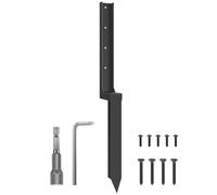 Fence Post Repair Spike, Ground Replacement, 15,2 pulgadas Adorable Metal Spikes for Quick Fence Fixing, Lawn Post Straightener, Outdoor Fences Stabilizer