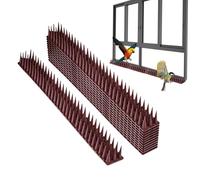 Fence Spikes, 12-Pack Animal barrier Strips, Rustproof Guard Spikes to Repel Birds, Cats, Squirrels, for Garden, Balcony, Yard, Indoor and Outdoor Fence Protection