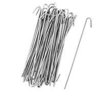 Fence Ties, 100 Pieces Wire Hook Ties, Aluminum Multipurpose Straps for Commercial and Residential Use, Ideal for Outdoor Garden, Playground, Yard, Lawn, and Backyard