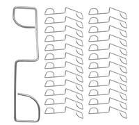 Fence Tightener Clips 25-Pack | Stainless Steel Fence Post Clips For Garden, Farm, Highway, Lawn, Patio & Sports Areas, Heavy-Duty Tensioning Clamps For Secure Fencing And Outdoor Use