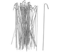 Fence Wire Ties, Hook Tie Straps, Aluminum Multipurpose Fasteners, Sturdy Material, Weatherproof Build, Outdoor and Garden Use, 10.5 inches, Silver Color, 100 Pieces