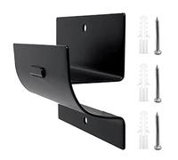 Fencelly Gancho de almacenamiento de escalera de montaje en pared, organizador de escalera de metal resistente, organizador de almacenamiento de garaje para colgar escalera, carretilla, silla,