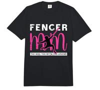 Fencer Mom The Idol The Myth The Legend Loves Esgrima Esgrima Comfort Colors Adult Heavyweight T-Shirt