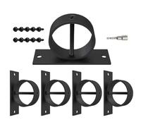 Fencing Support Brackets - Rope Holder Mount, Sturdy Wall Hanger, Durable Installation Tool | Deck Garden Dock, Perfect for Railing Security Outdoor Structure Easy Setup Maintenance Hardware Use