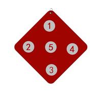 Fencing Training Equipment - Wall-Mounted Target Training Fencing Practice | Auxiliary Gears with Five Bulls-Eye, Compact Skill Equipment