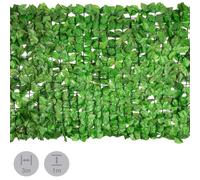 Fency Bright Leafvalla de protección visual y anti viento 300x100 cm haya verde claro Blumfeldt
