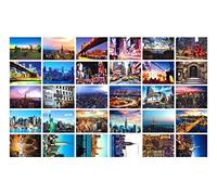 Fendawn Strive Beautiful World Travel Scenery Postales Artísticas Retro Postales 30 PCS- América