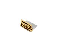 'Fender 005 - 3275 - 000 Vintage Style Strat Bridge Assembly, (2 - 3/16 Spacing), Oro