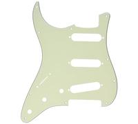 Fender 005-5320-000 3 capas verde menta 11 hoyos Monte S/S/S Stratocaster golpeador (mano izquierda)