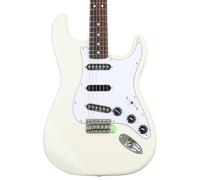 Fender 0139010305 Ritchie Blackmore Stratocaster - Diapasón de palisandro festoneado, color blanco olímpico