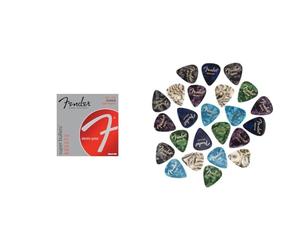 Fender 073-3250-404 Super Bullet 3250LR 09-46 351 Shape Premium Picks 24 Count