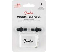 Fender 099-0542-000 Tapones para los Oídos de la Serie Musician, Negro