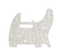 Fender 099 - 2174 - 000 de 4 Ply Aged White Pearl de 8 Hole Mount Telecaster Pickguard
